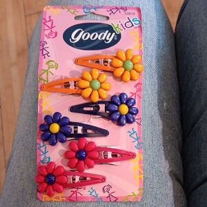 Kids Flower Hair Clips - Multicolor